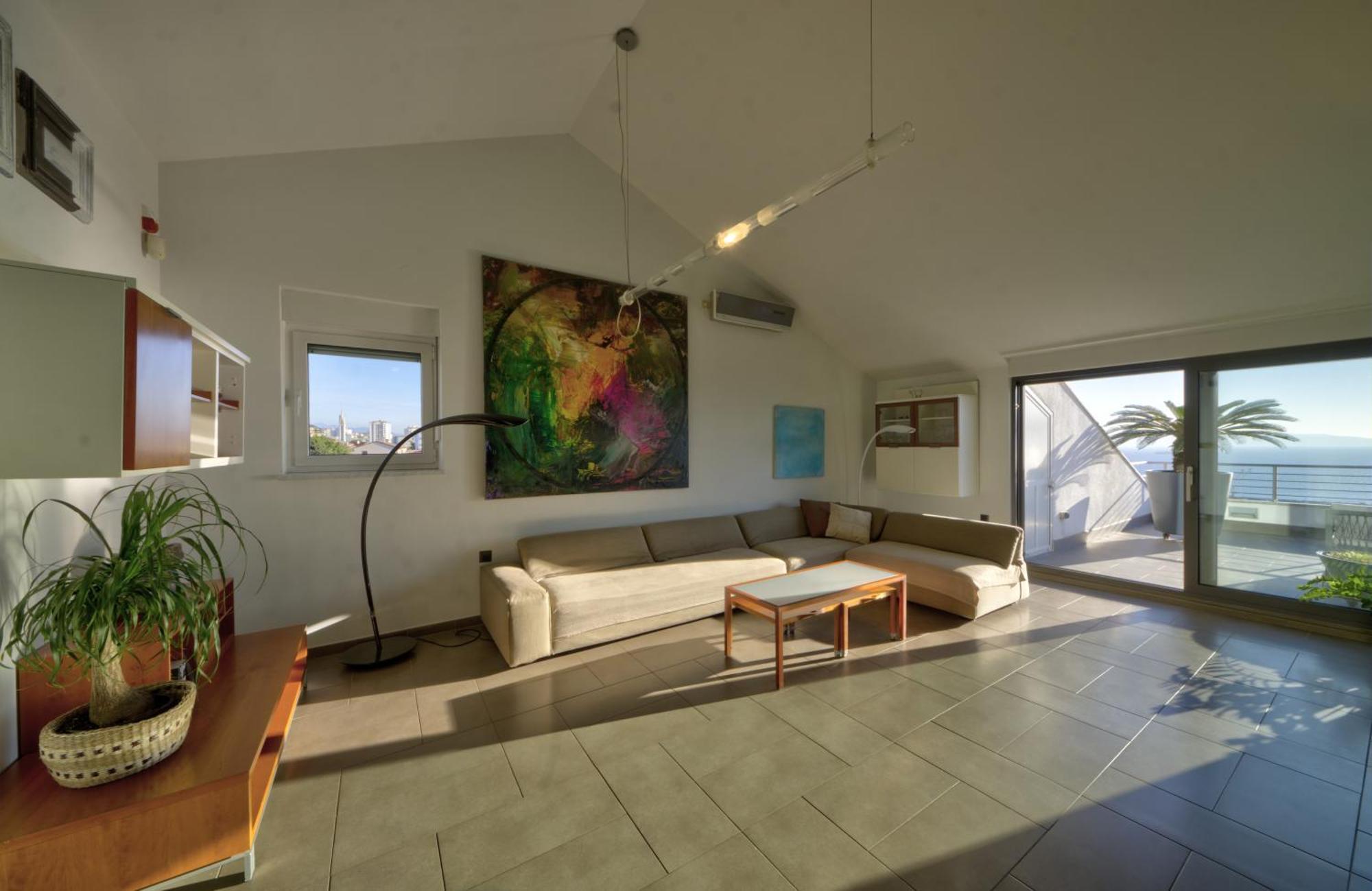Penthouse Belvedere City View With Private Parking Rijeka Exteriér fotografie